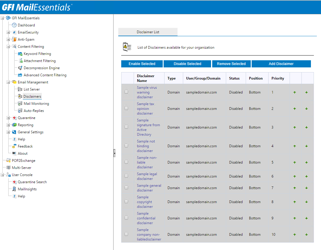 Email management tools